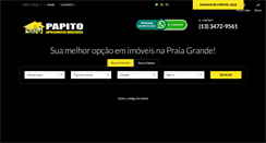 Desktop Screenshot of papitoimoveis.com